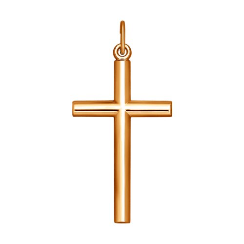 Лаконичный крест из золота