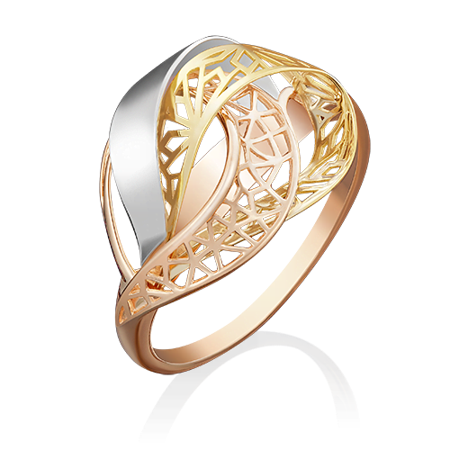 Кольцо из комбинированного золота